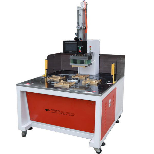 自動圓盤四工位手機皮套熱壓熔接機S-6000 自動圓盤四工位手機皮套熱壓熔接機S-6000